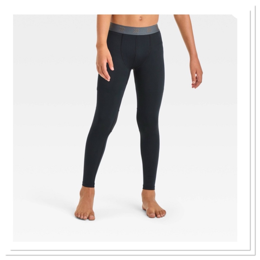 All in Motion Kids Black Leggings